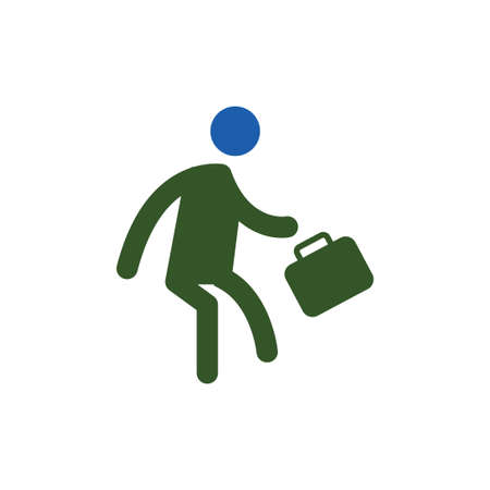 business people vector icon design templateのイラスト素材