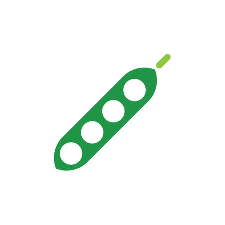 peas vector icon design templateのイラスト素材