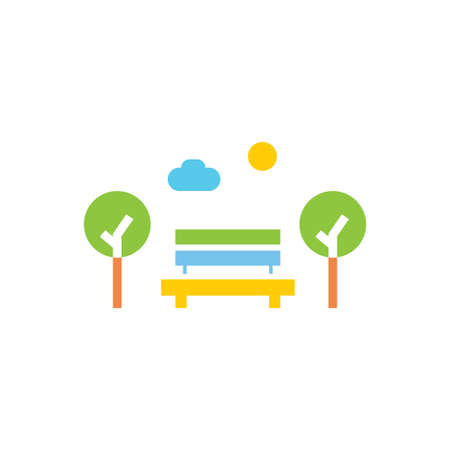 outdoor vector icon design templateのイラスト素材