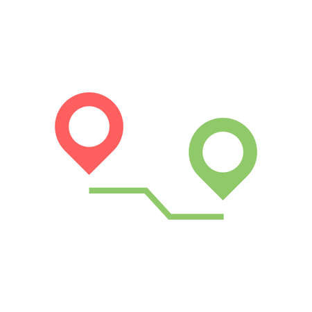 navigation vector icon design templateのイラスト素材