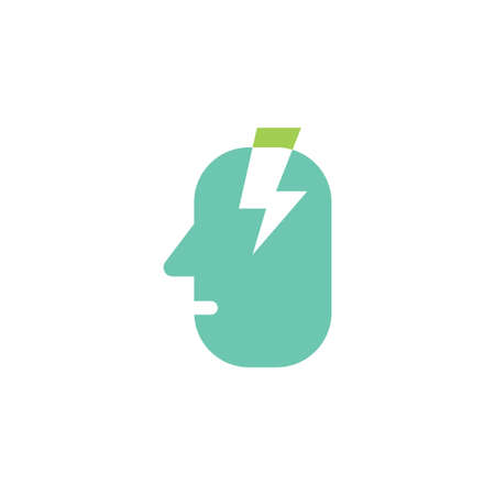 mental health vector icon design templateのイラスト素材