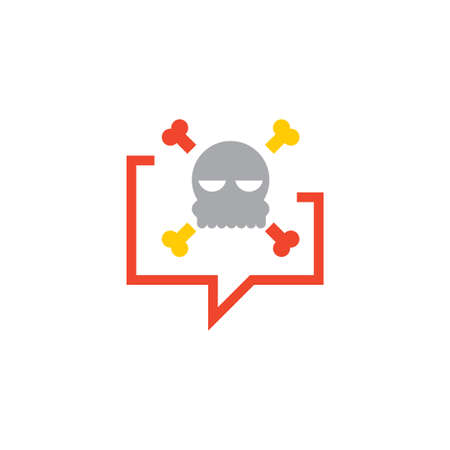 scam vector icon design templateのイラスト素材