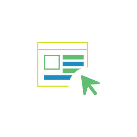 online order vector icon design templateのイラスト素材