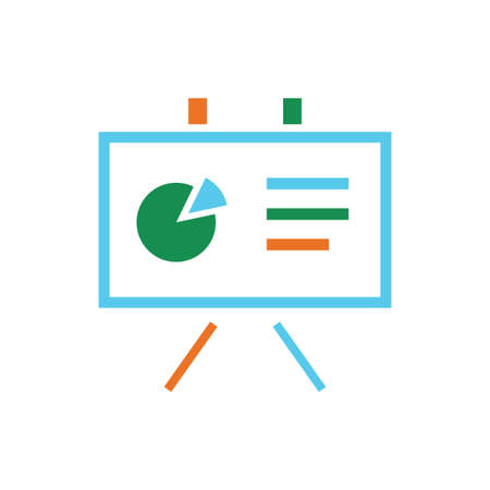 scheme and diagram vector icon design templateのイラスト素材