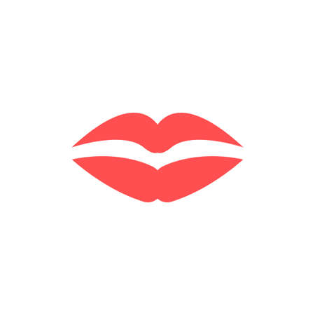 lips vector icon design templateのイラスト素材