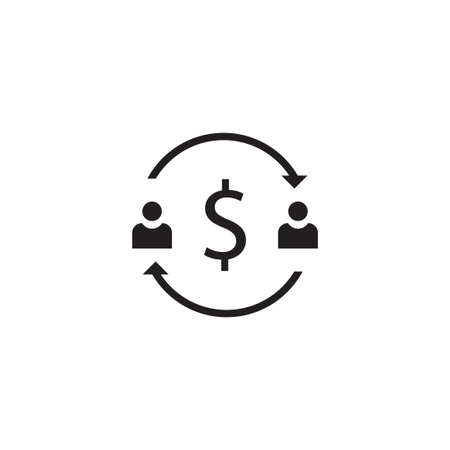 mutual fund vector icon design templateのイラスト素材
