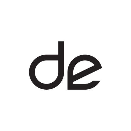 de initial letter vector   iconのイラスト素材