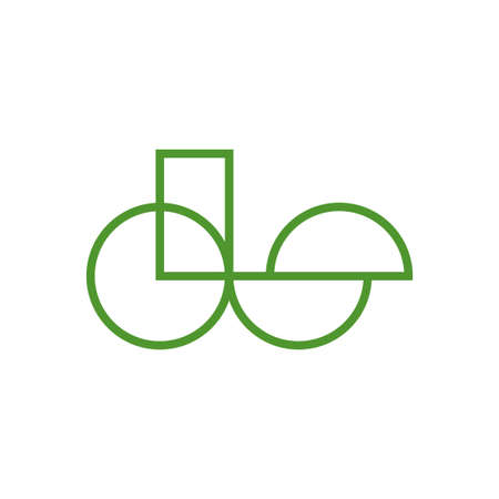 ds initial letter vector   iconのイラスト素材