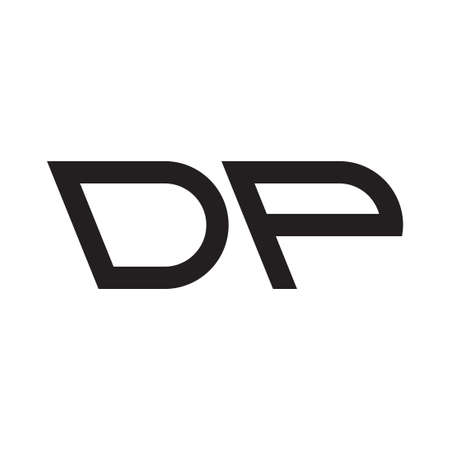 dp initial letter vector   iconのイラスト素材