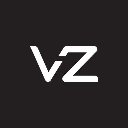 vz initial letter vector logo iconのイラスト素材