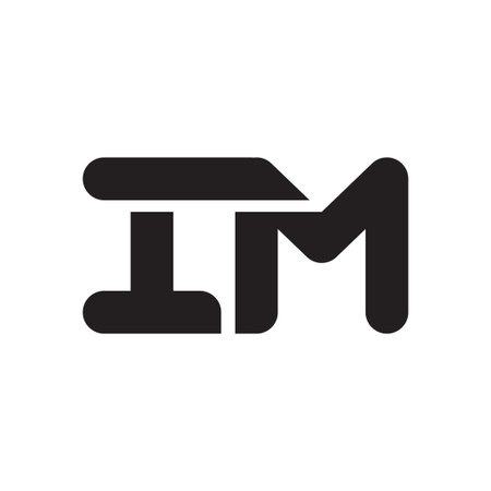 im initial letter vector  iconのイラスト素材