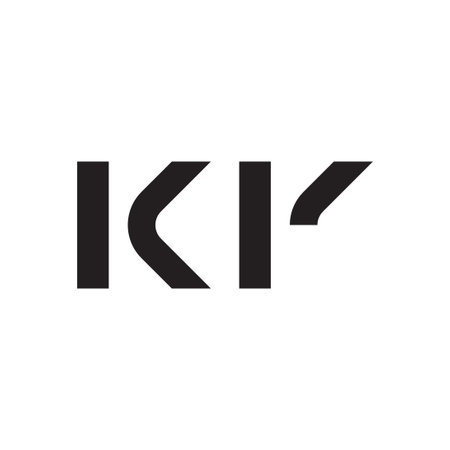 ky initial letter vector  iconのイラスト素材