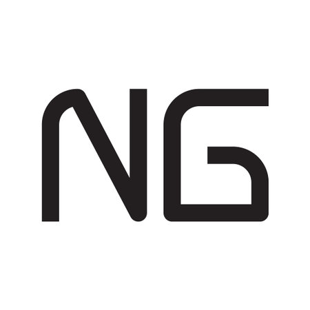 Ng Initial Letter Vector Logo Iconのイラスト 素材 ストックフォト 写真素材のstock Foto ストックドットフォト