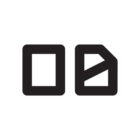 od initial letter vector logo iconのイラスト素材