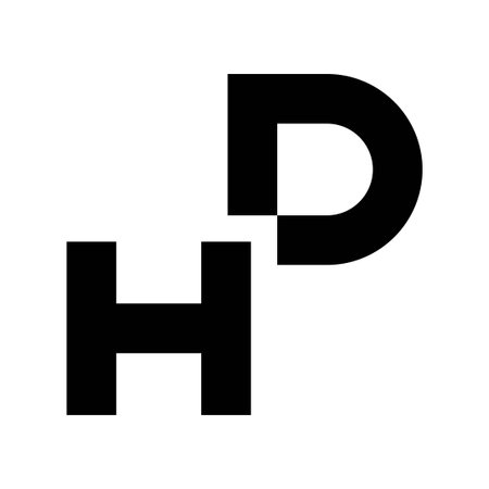 hd initial letter vector logoのイラスト素材