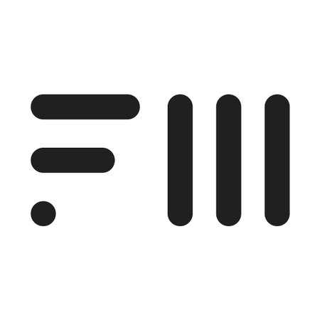 fm initial letter vector logoのイラスト素材