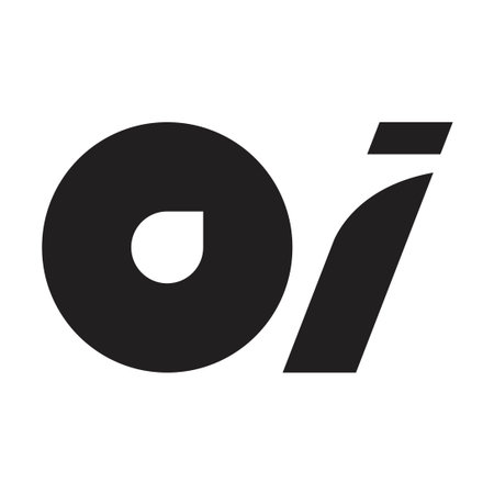 oi initial letter vector iconのイラスト素材