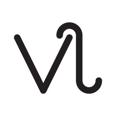 vl initial letter vector iconのイラスト素材