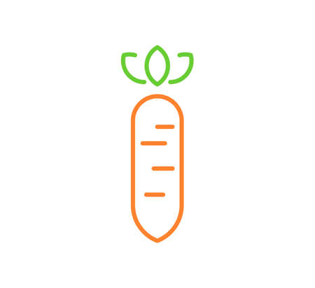 carrot vector design templateのイラスト素材