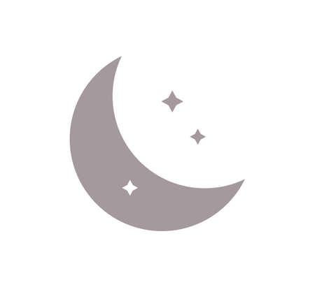 moon vector design templateのイラスト素材