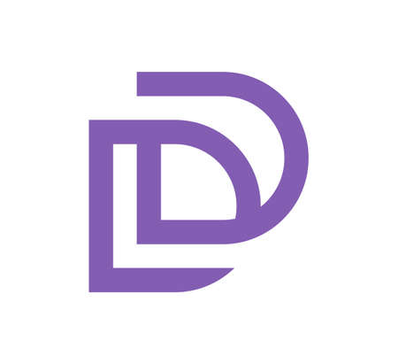 d logo vector design templateのイラスト素材