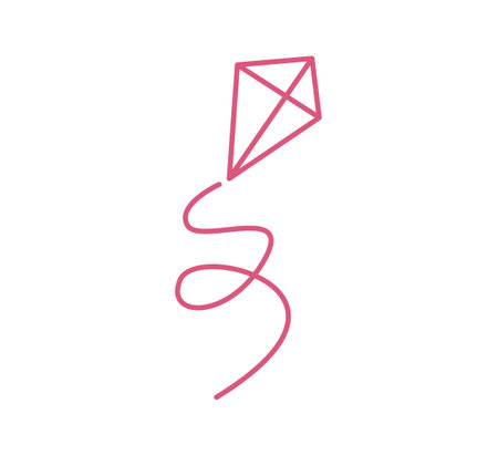 kite logo vector design templateのイラスト素材