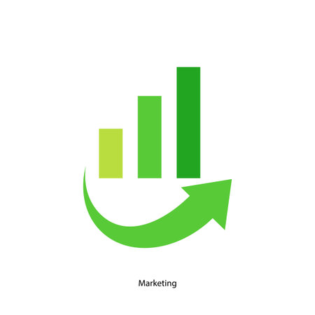 marketing logo vector design templateのイラスト素材