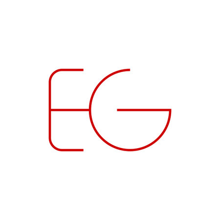 eg logo vector design templateのイラスト素材