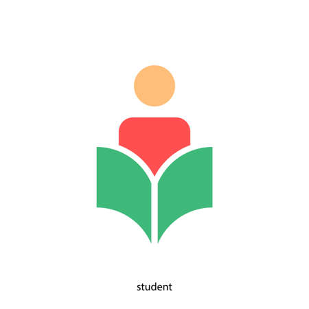 student logo vector design templateのイラスト素材