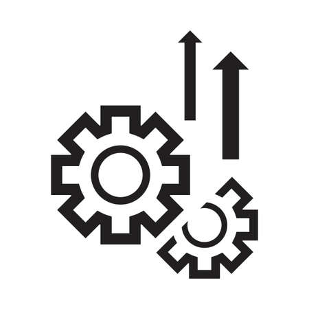 operational excellence vector icon design templateのイラスト素材