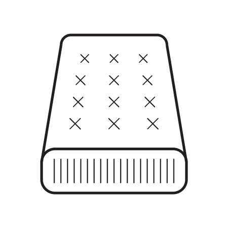 mattress vector icon design templateのイラスト素材