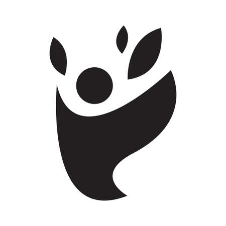 healthy life vector icon design templateのイラスト素材
