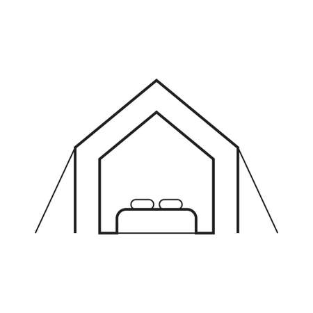 glamp vector icon design templateのイラスト素材