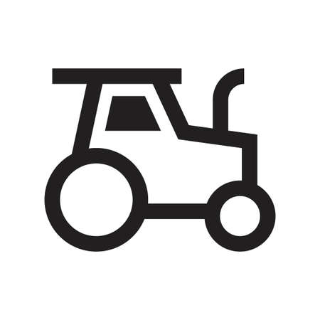 tractor icon vector sign designのイラスト素材
