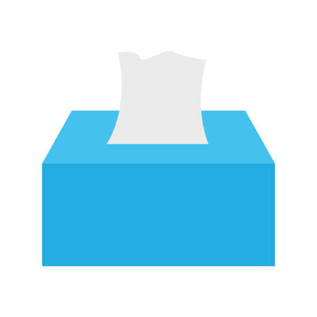 tissue flat clipart vector illustrationのイラスト素材