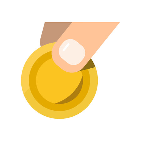 donation flat clipart vector illustrationのイラスト素材