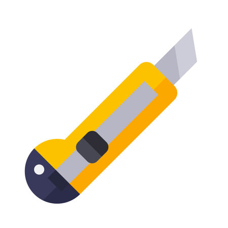 cutter flat clipart vector illustrationのイラスト素材