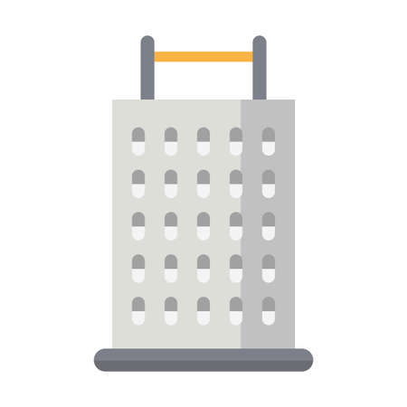 cheese grater flat clipart vector illustrationのイラスト素材