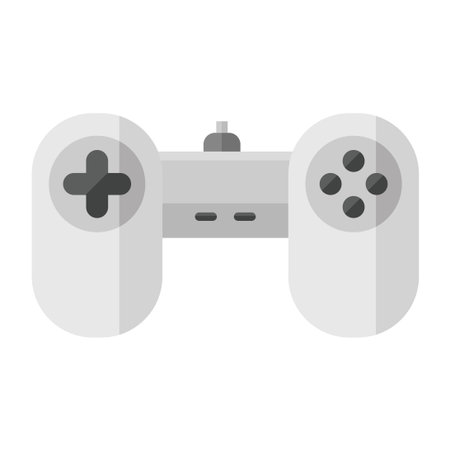 gamepad flat clipart vector illustration