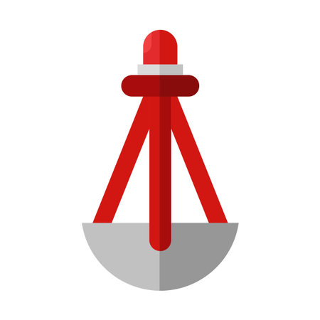 floating buoy flat clipart vector illustrationのイラスト素材