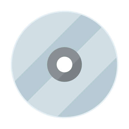 cd flat clipart vector illustrationのイラスト素材