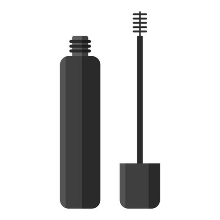 mascara flat clipart vector illustrationのイラスト素材