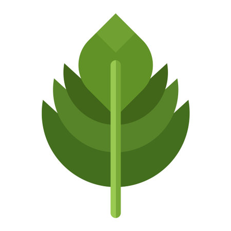 mint flat clipart vector illustration