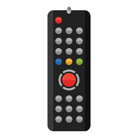 remote control flat clipart vector illustrationのイラスト素材