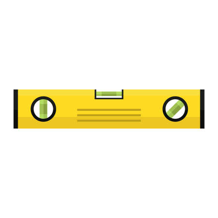 spirit level flat clipart vector illustrationのイラスト素材