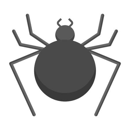 spider flat clipart vector illustrationのイラスト素材