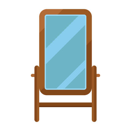 mirror flat clipart vector illustrationのイラスト素材