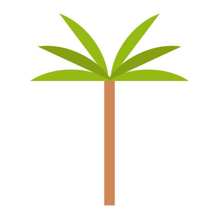 palm tree clip art vector illustrationのイラスト素材
