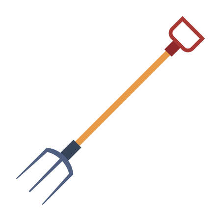 pitchfork clip art vector illustrationのイラスト素材