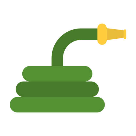 garden hose clip art vector illustrationのイラスト素材